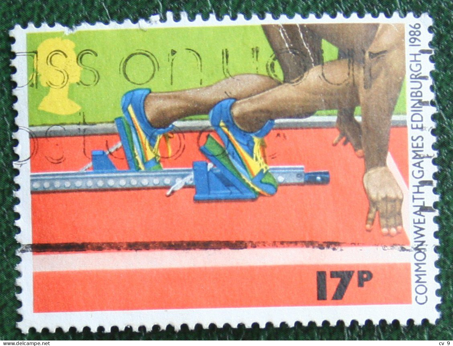 17P Commonwealth Games Sport (Mi 1076) 1986 Used Gebruikt Oblitere ENGLAND GRANDE-BRETAGNE GB GREAT BRITAIN - Used Stamps