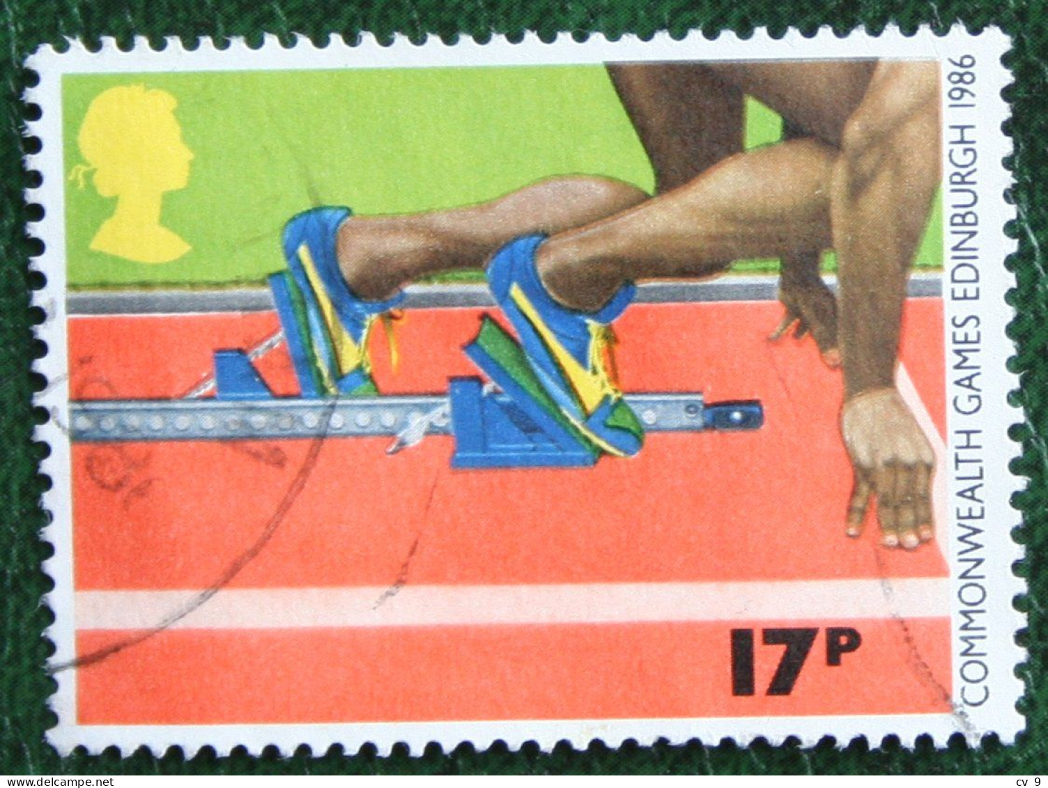 17P Commonwealth Games Sport (Mi 1076) 1986 Used Gebruikt Oblitere ENGLAND GRANDE-BRETAGNE GB GREAT BRITAIN - Used Stamps