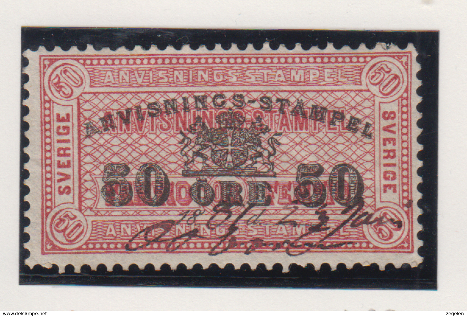 Zweden Fiskale Zegel Cat; J.Barefoot Anvisnings 1 - Revenue Stamps