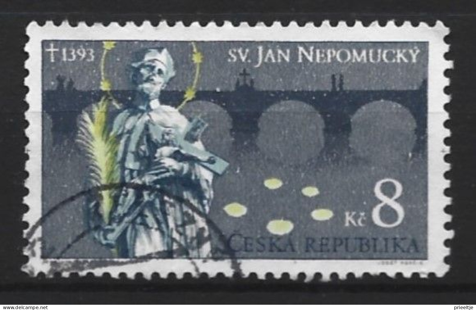 Ceska Rep. 1993  Prague Bridge  Y.T. 4 (0) - Used Stamps