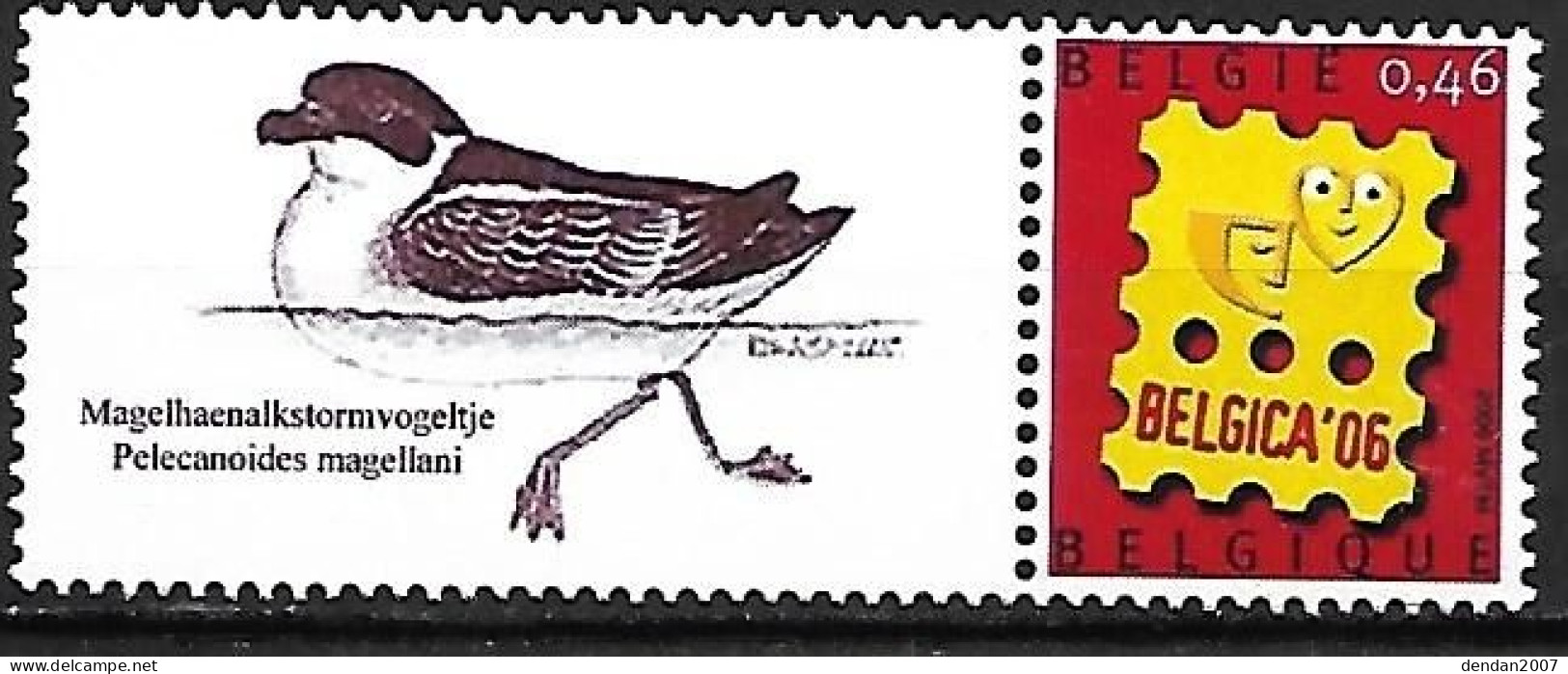 Belgium - MNH ** 2006 Personal Stamp : Magellanic Diving-petrel (Pelecanoides Magellani) (impression : 10 Stamps) - Albatros