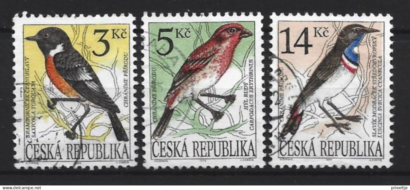 Ceska Rep. 1994 Birds Y.T. 48/50 (0) - Used Stamps