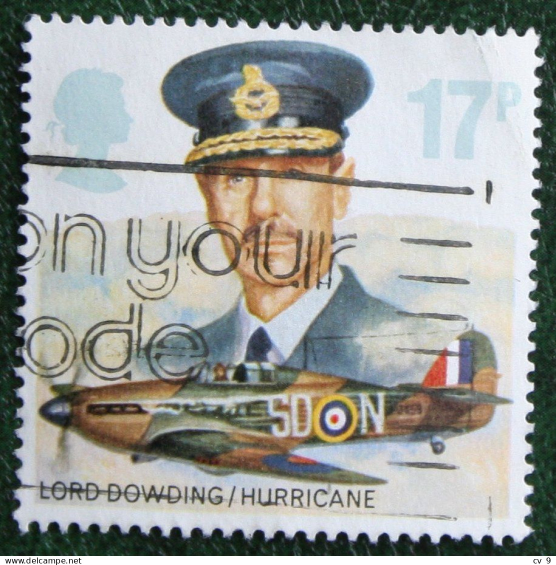 Royal Air Force Plane Flugzeug Military (Mi 1085) 1986 Used Gebruikt Oblitere ENGLAND GRANDE-BRETAGNE GB GREAT BRITAIN - Used Stamps