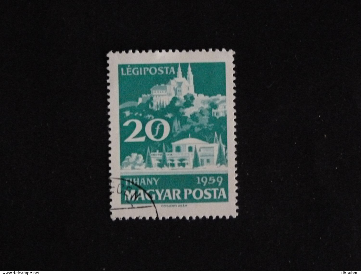 HONGRIE HUNGARY MAGYAR YT PA 224 OBLITERE - LAC BALATON / TIHANY - Used Stamps