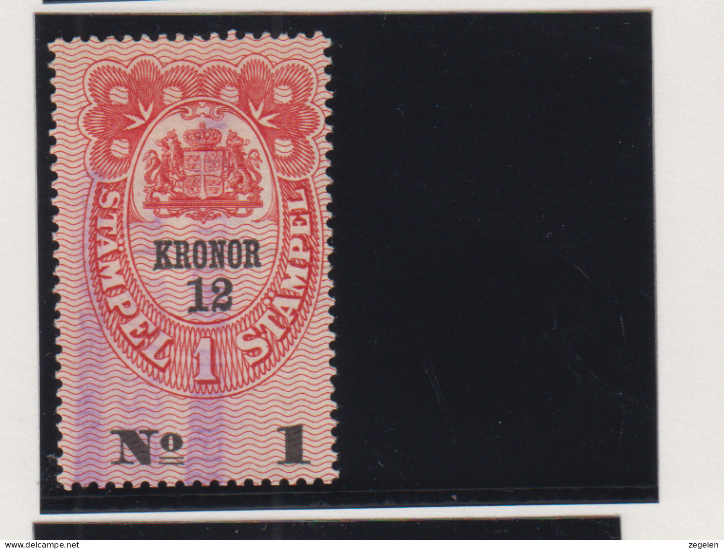 Zweden Fiskale Zegel Cat; J.Barefoot  Fondstaempel(Bill Of Exchange) 23 - Revenue Stamps