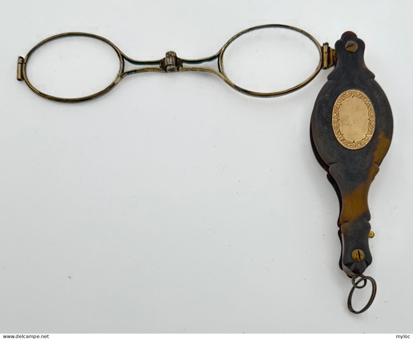 Lorgnon. Lorgnettes. Binocle. Bouton De Bloquage Fonctionnel. Très Bonne Condition. Vers 1900 - Glasses