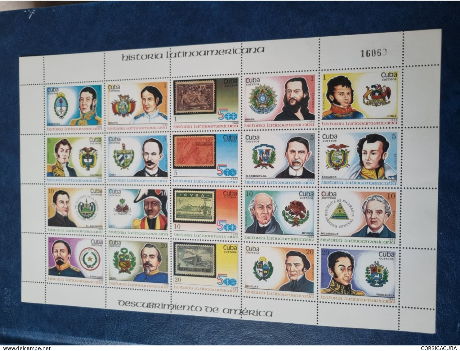 CUBA  NEUF  1988   HISTORIALATINOAMERICANA  //  PARFAIT  ETAT  //  1er  CHOIX  // - Unused Stamps