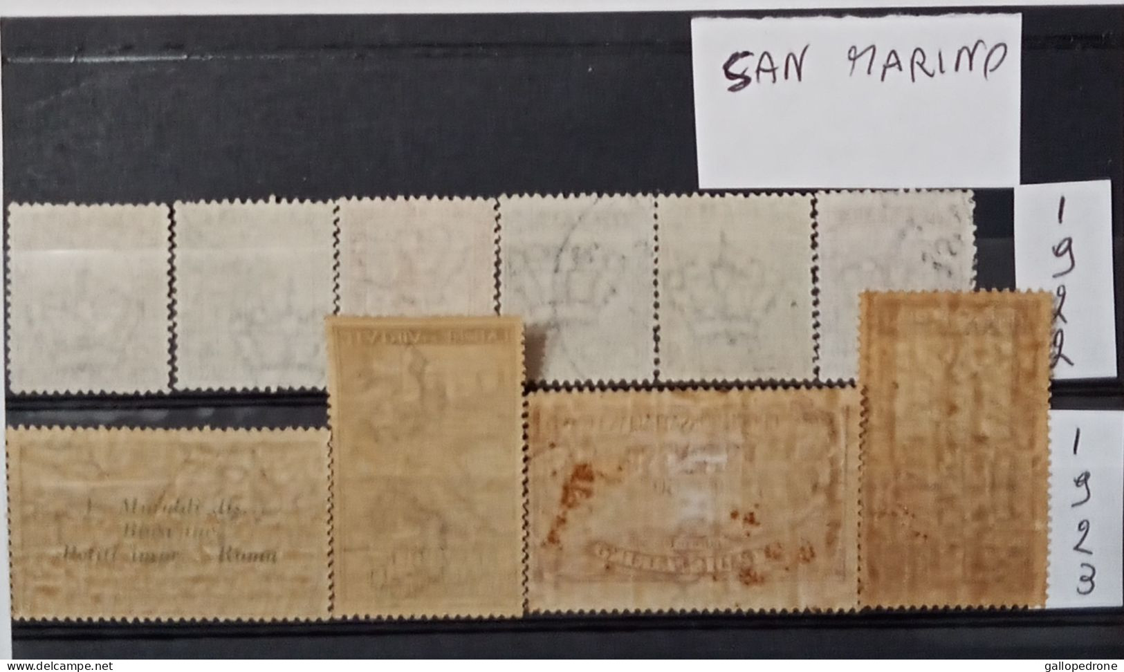 1922-23 San Marino, Serie Complete-10 Valori Nuovi/usati - Used Stamps