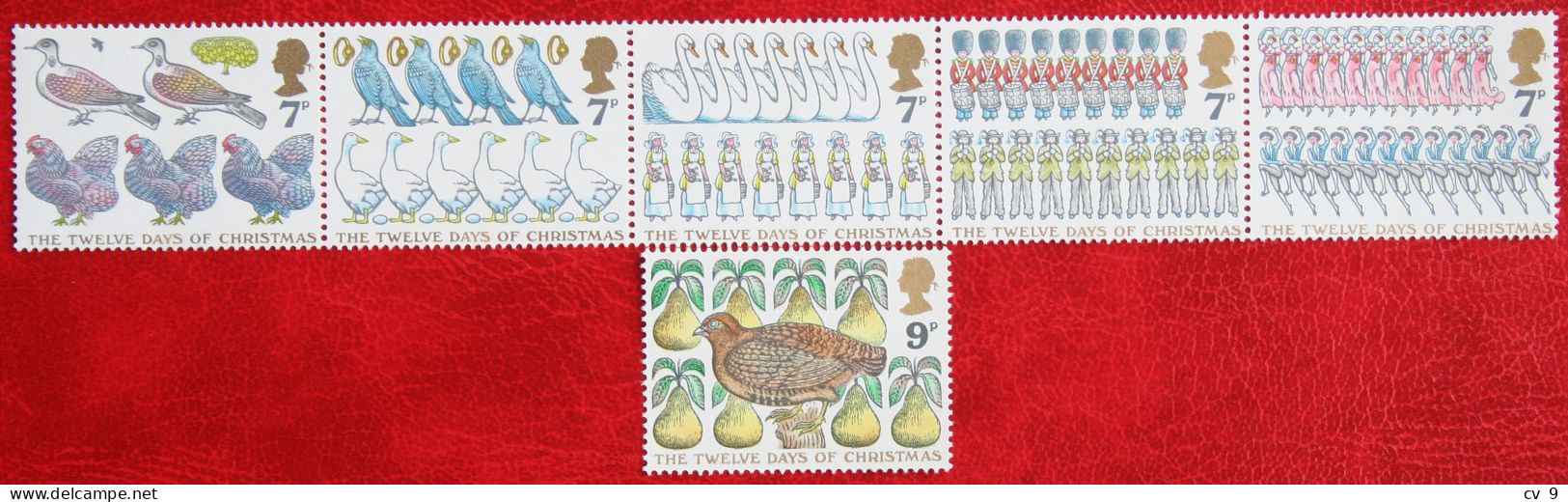 Natale Weihnachten Xmas Noel Kerst Bird (Mi 750-755) 1977 POSTFRIS MNH ** ENGLAND GRANDE-BRETAGNE GB GREAT BRITAIN - Nuovi