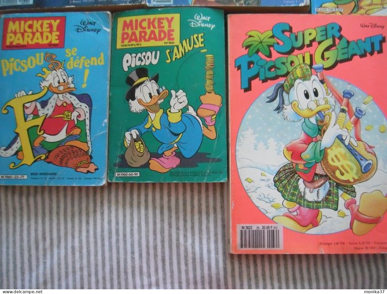 9 Gros Picsou Des Années 1980 1990 Mickey Parade - Verzamelingen