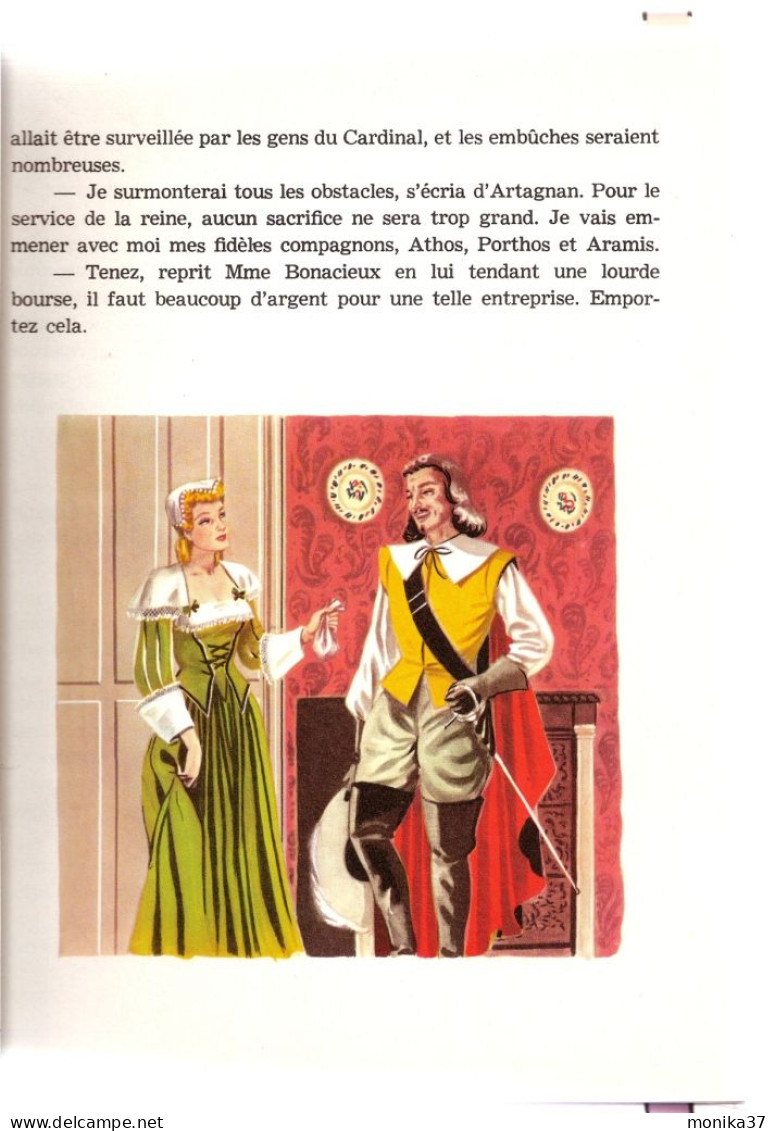 Livre De Conte Pour Enfant Les 3 Mousquetaires De 1956 éditions Bias - Cuentos