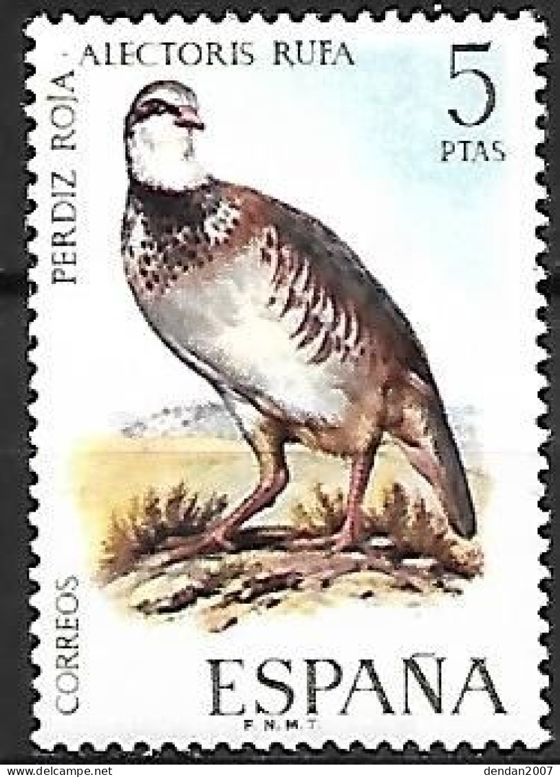 Spain - MNH ** 1971 :  Red-legged Partridge    Alectoris Rufa - Gallinacées & Faisans