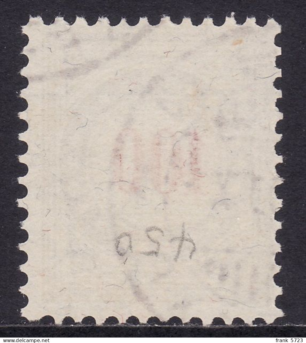 Schweiz: Portomarke SBK-Nr. 28BK (Rahmen Bräunlicholiv, Wasserzeichen Kreuz, 1908-1909) Gestempelt - Postage Due