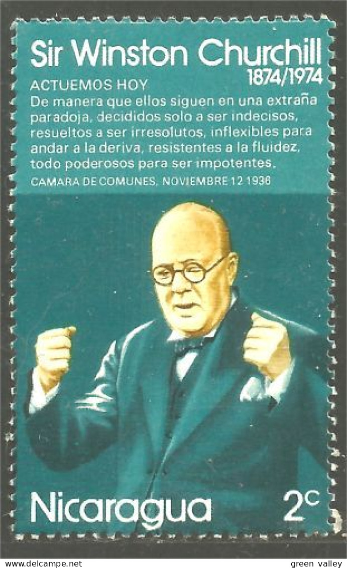 XW01-2843 Nicaragua Sir Winston Churchill - Sir Winston Churchill