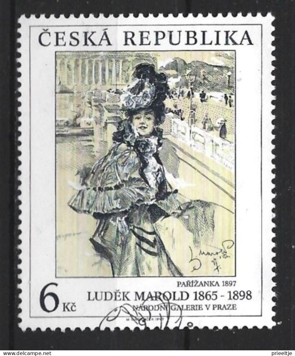 Ceska Rep. 1995 Painting Y.T. 95 (0) - Used Stamps