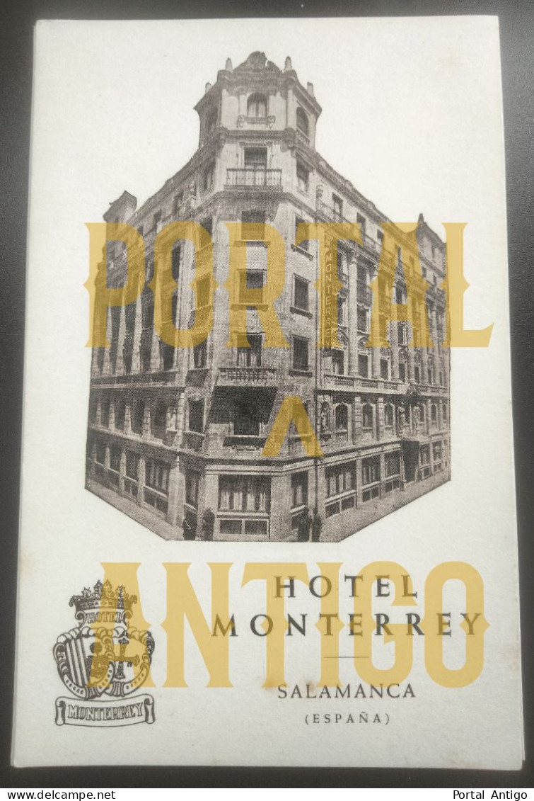 SALAMANCA - HOTEL MONTERREY - Hotel - Espanha (2 Scans) - Salamanca
