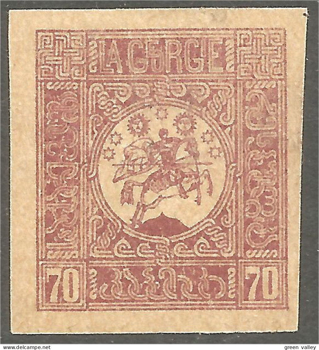 408 Georgia 1919 70K Claret MH * Neuf MH * Neuf (GRG-35) - Géorgie