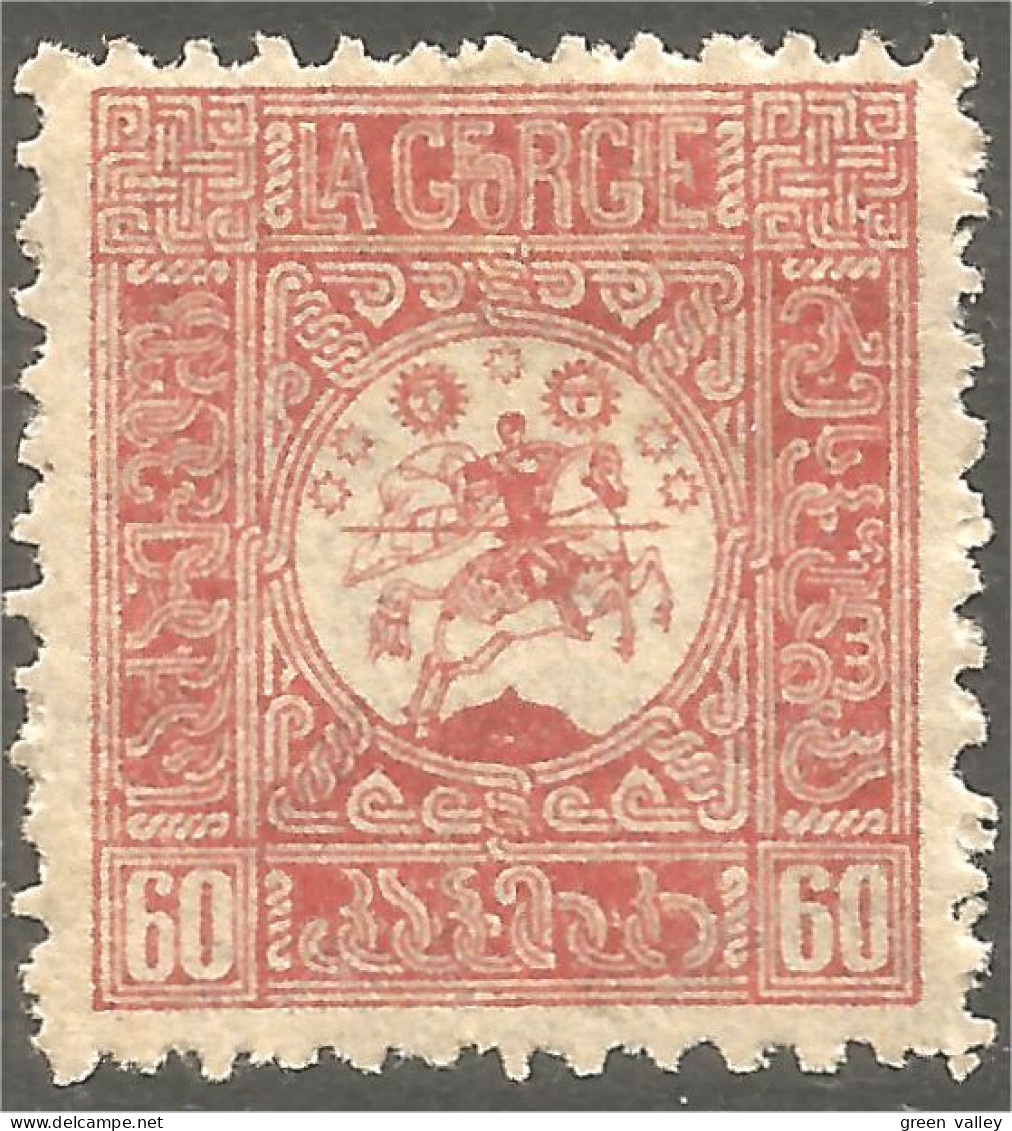 408 Georgia 1919 60K Rouge Red MH * Neuf (GRG-27) - Georgia