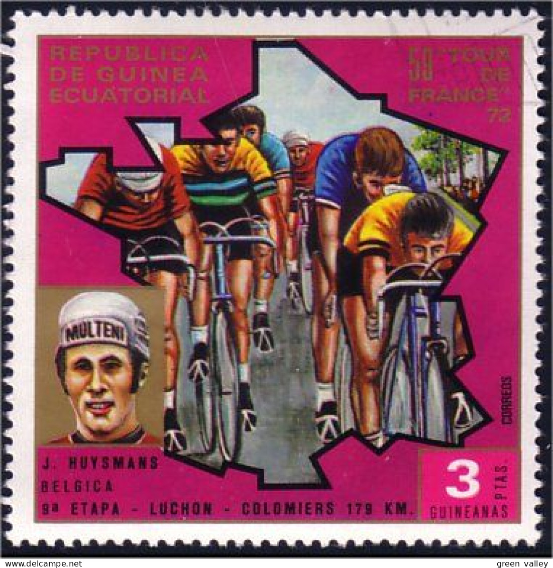 405 Guinée Tour De France Cyclisme Bicycle Race Huysmans (GEQ-22b) - Äquatorial-Guinea