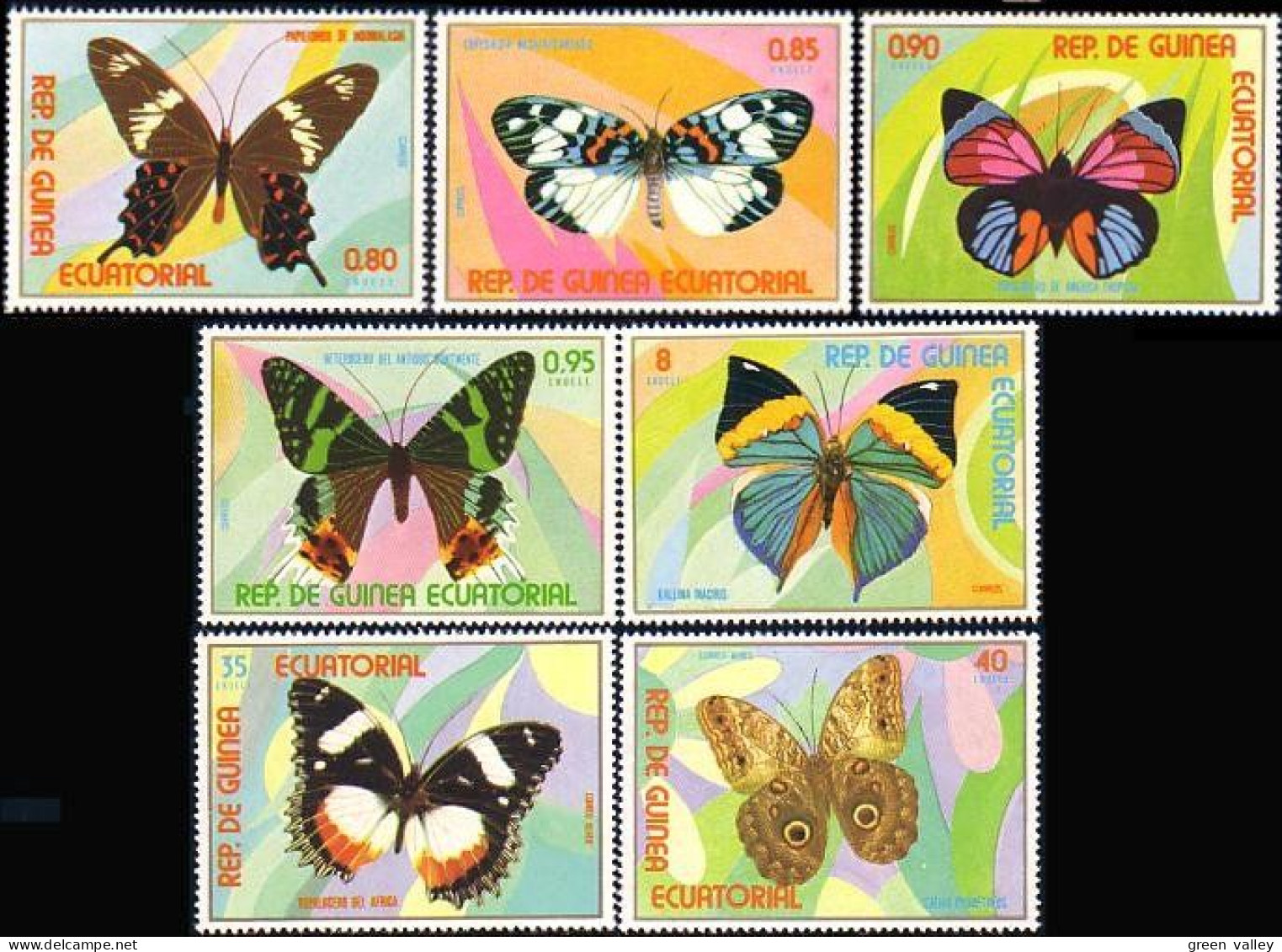 405 Guinée Papillons Butterflies Schmetterlinge Mariposas MNH ** Neuf SC (GEQ-3a) - Äquatorial-Guinea