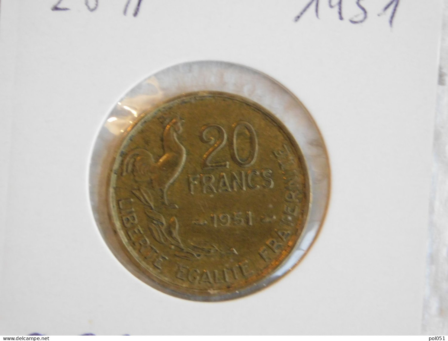 France 20 Francs 1951 G. GUIRAUD (1040) - 20 Francs