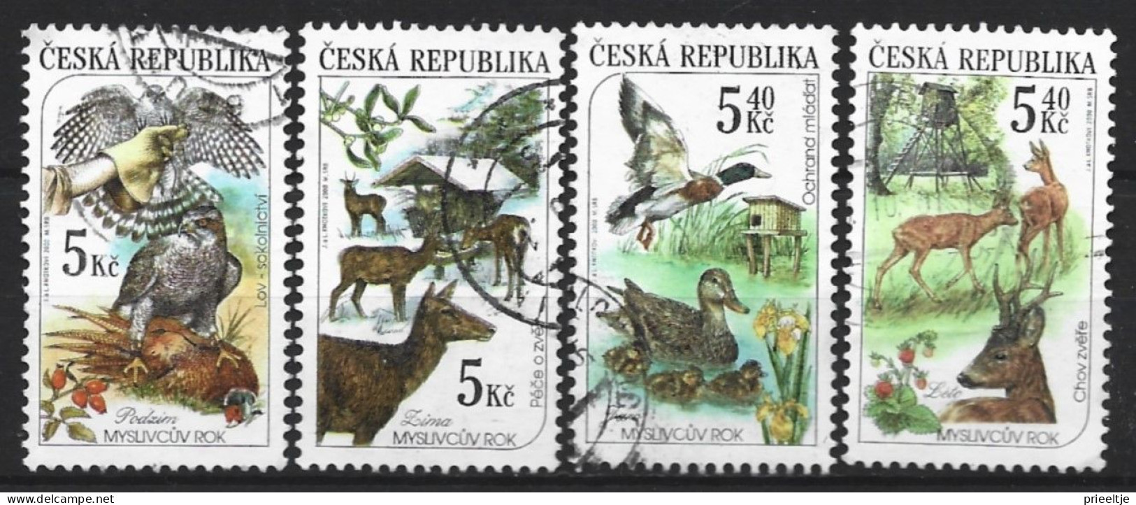 Ceska Rep. 2000 Fauna Y.T.  256/259 (0) - Used Stamps