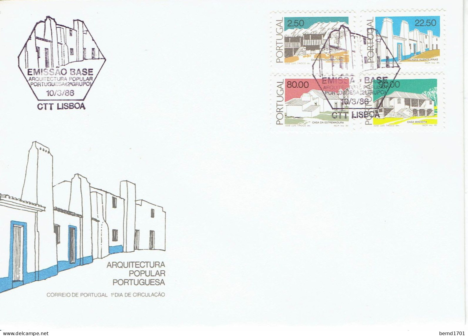 Portugal - Mi-Nr 1682/1685 FDC (H356) - FDC