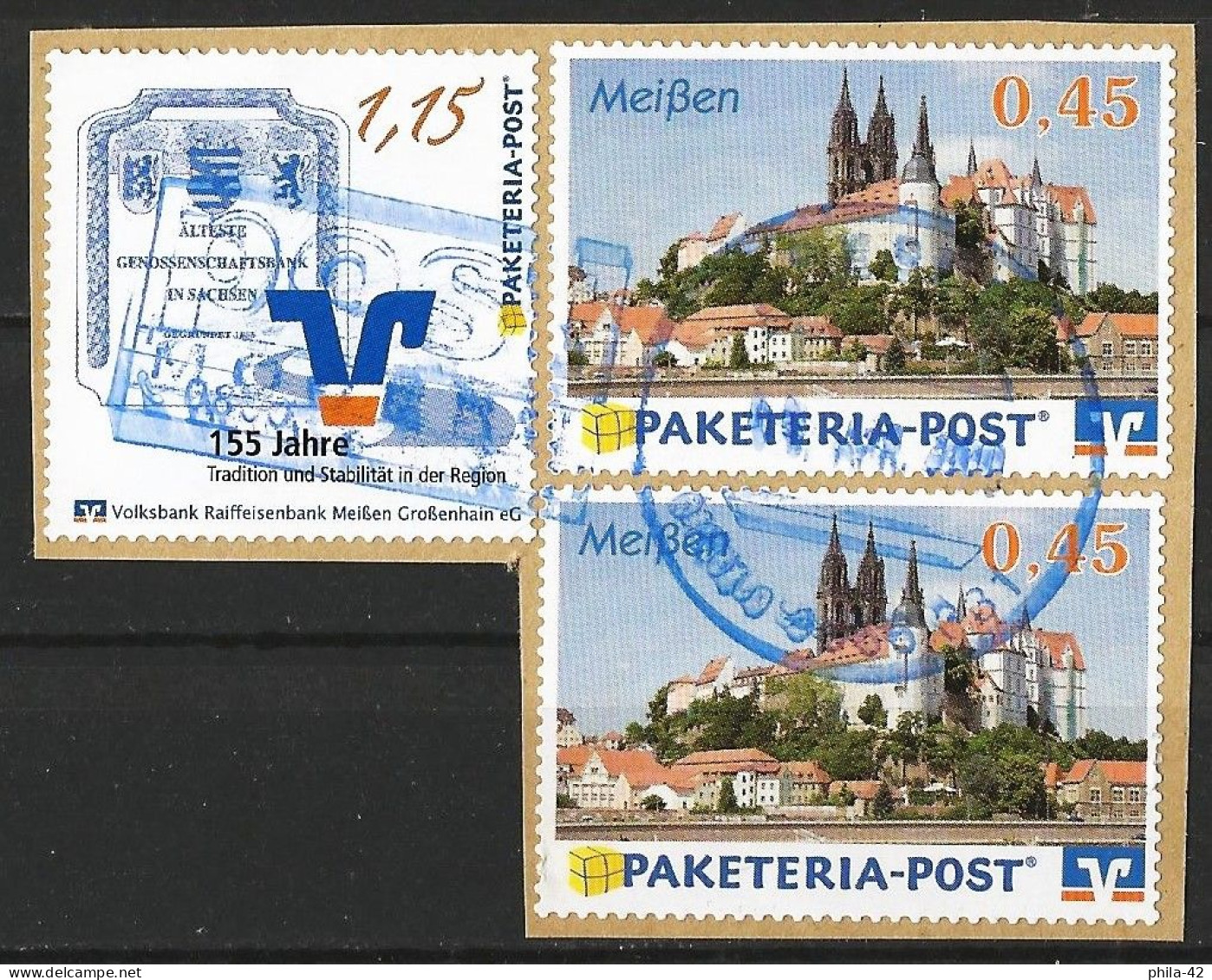 Germany FRG 2013 - Mi Xxx - YT Xxx ( PAKETERIA POST ) - Private & Local Mails