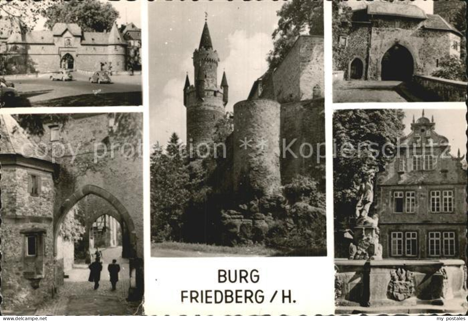 72464508 Friedberg Hessen Burg Friedberg Teilansichten Friedberg - Friedberg