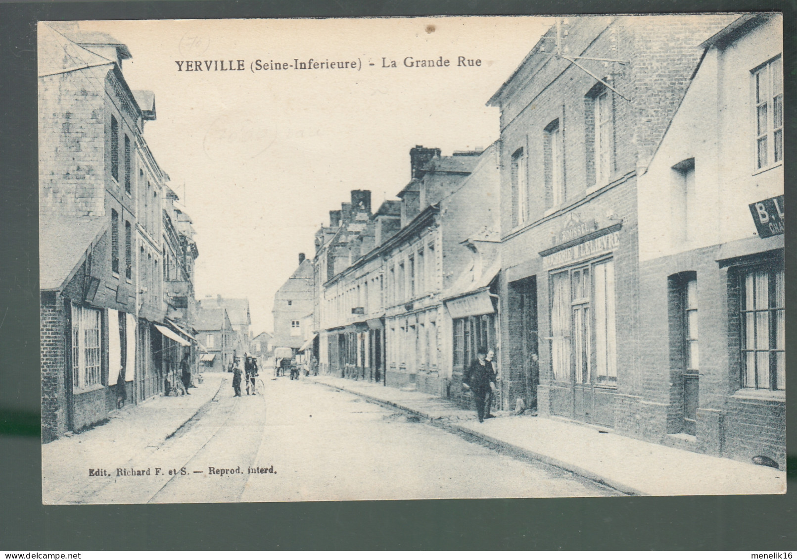 CP - 76 - Yerville - Grande-Rue - Yerville