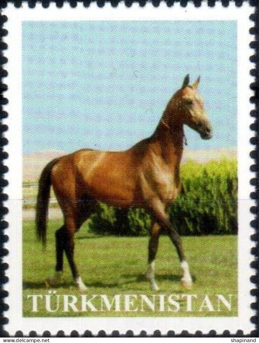 Turkmenistan 2014 "Akhal Teke Stallion" (A Very Rare Stamps Without Of Face Value) 1v. Quality:100% - Turkmenistán