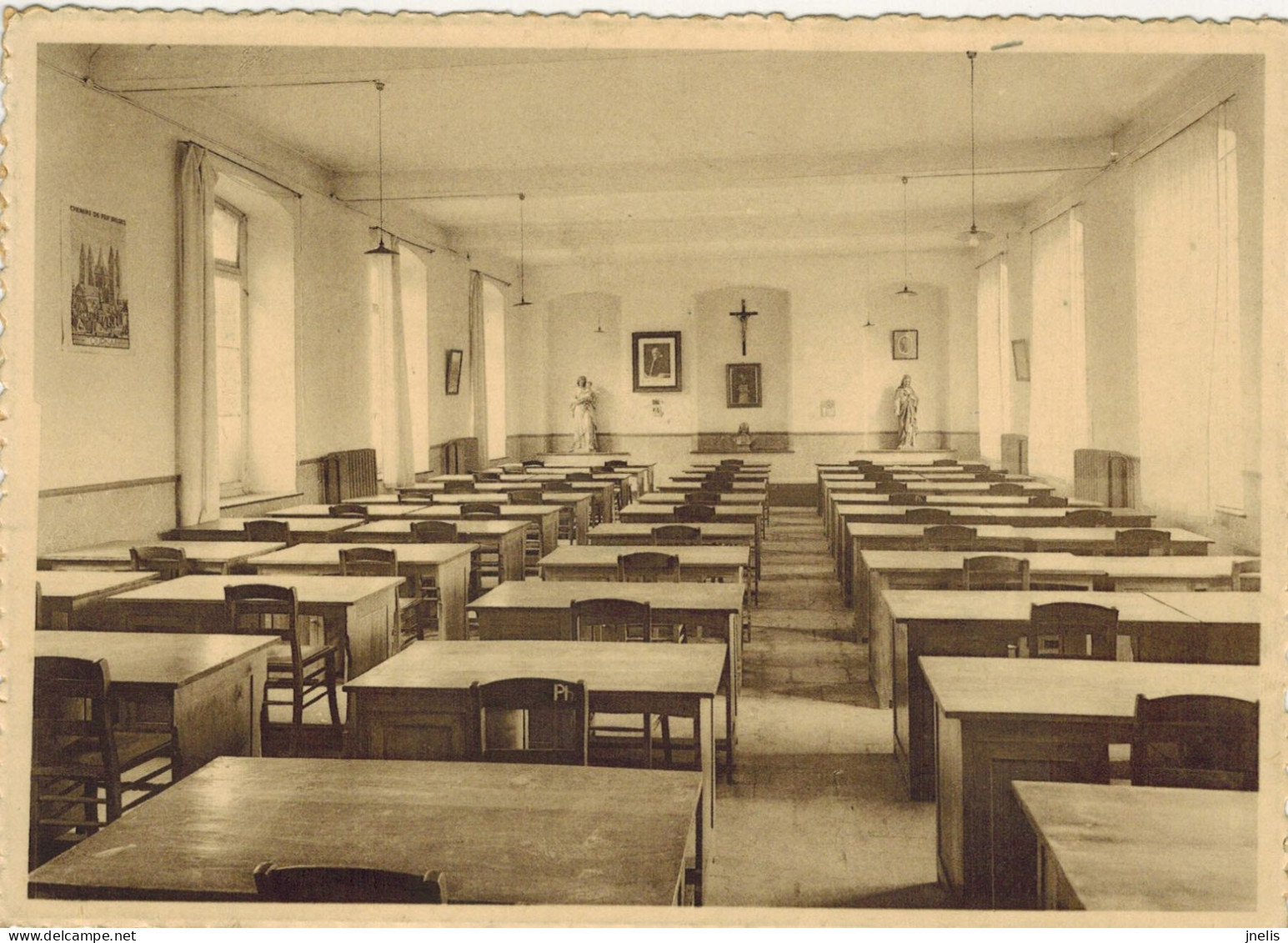 Vellereille-les-Brayeux - Séminaire De Bonne-Espérance - La Salle D'étude De La Philosophie - Thill - 1947 - Estinnes