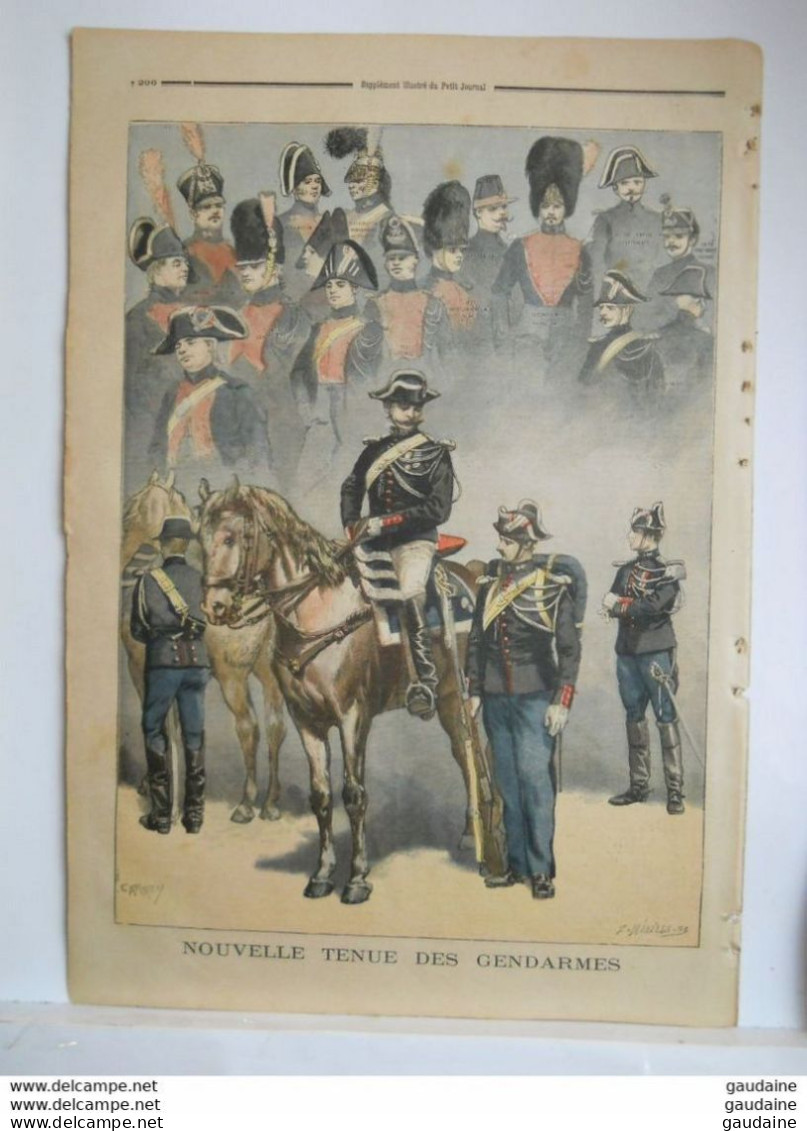 Le Petit Journal N°304 – 13 Septembre 1896 - MORT DU PRINCE LOBANOW RUSSIE - NOUVELLE TENUE DES GENDARMES - Le Petit Journal