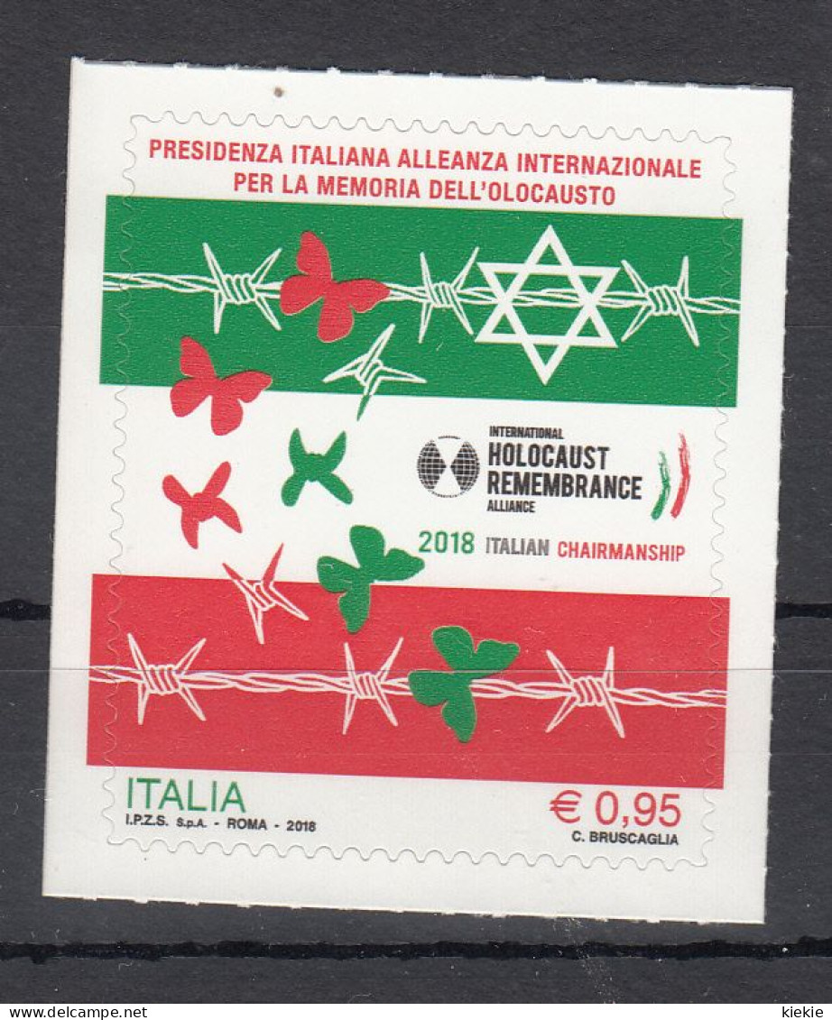 Italie Postzegelserie Herdenking Holocaust   Uitgave 2018 - 2001-10: Ungebraucht