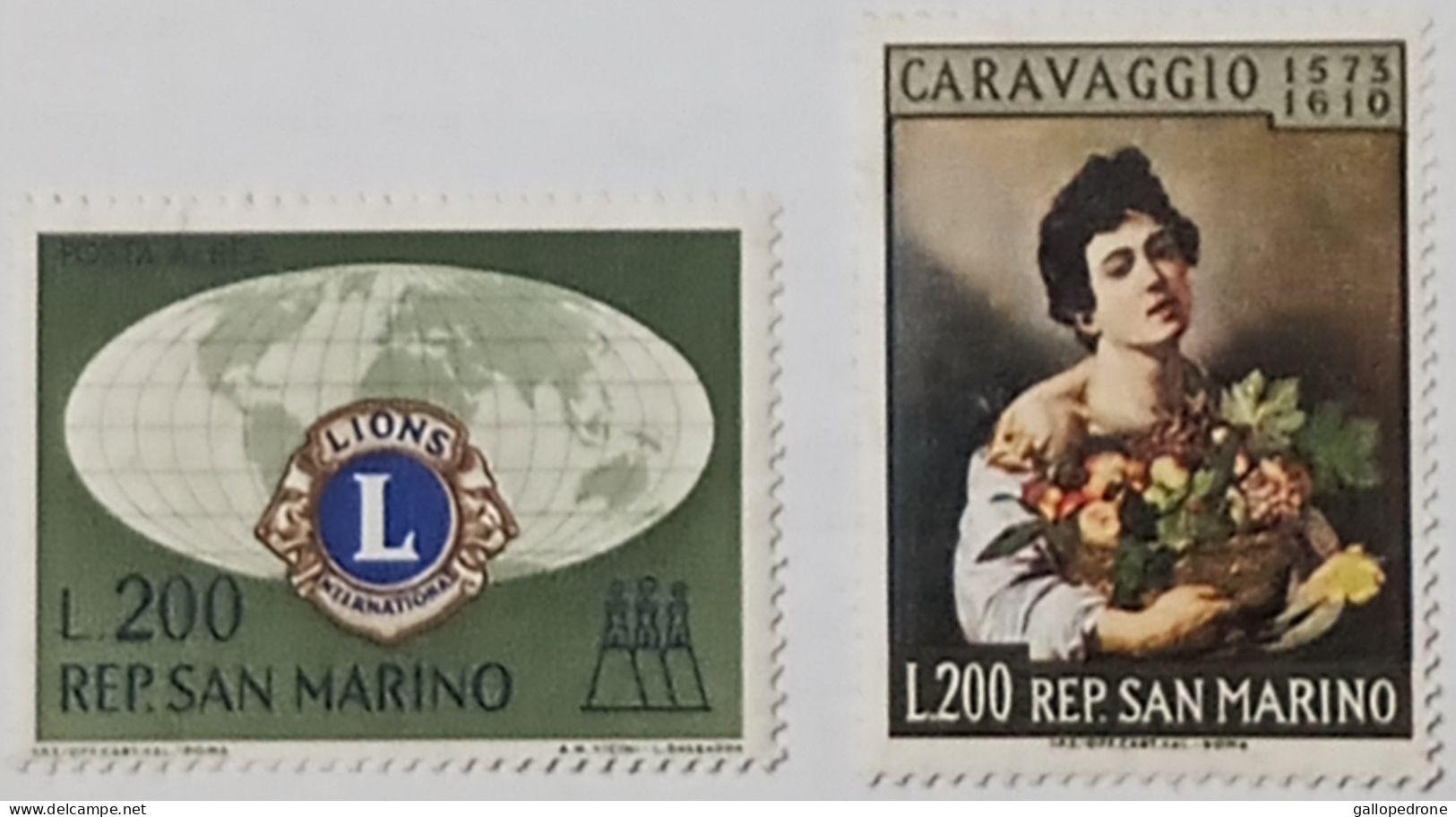 1960 San Marino, P.A. LION'S CLUB+serie Caravaggio-MNH ** - Neufs