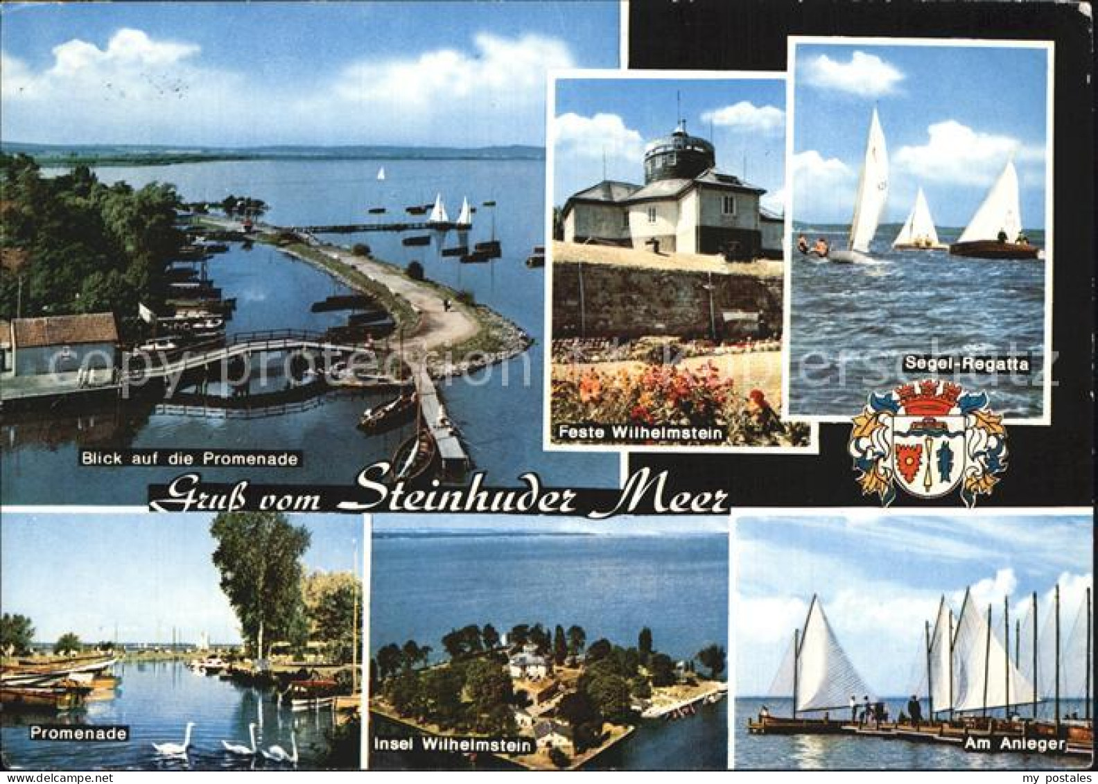 72462335 Steinhuder Meer Promenade Feste Wilhelmstein Segelregatta Insel Wilhelm - Steinhude