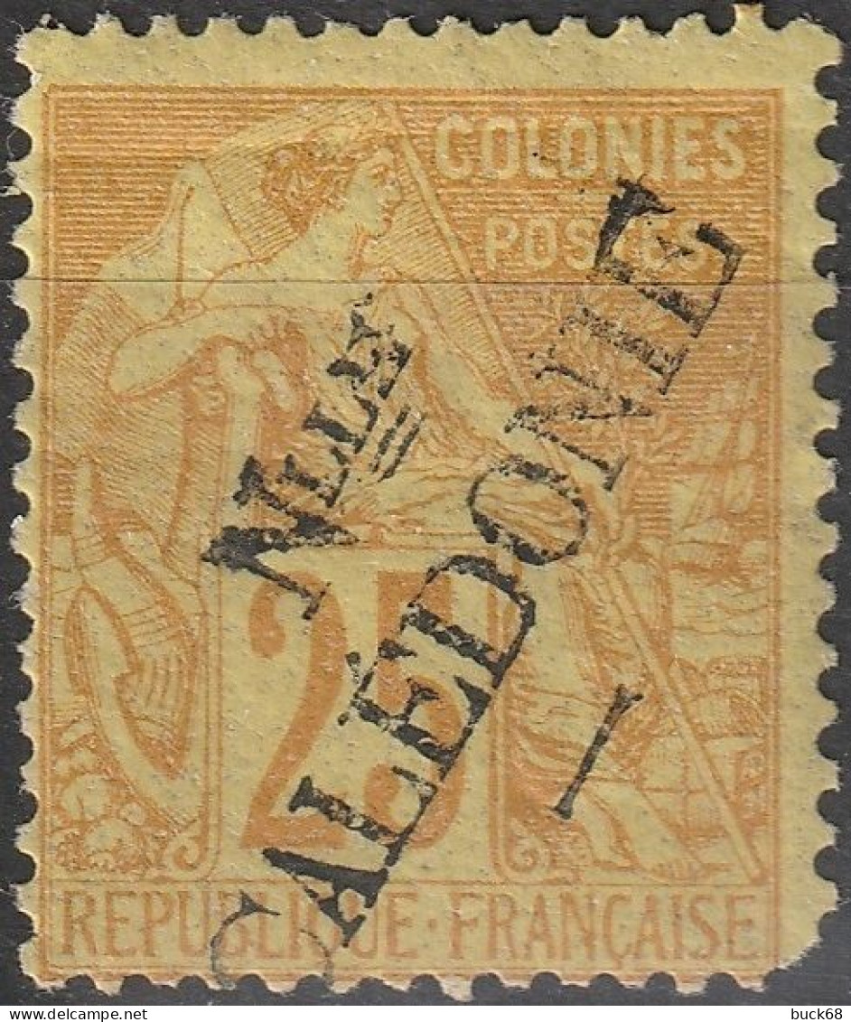 NOUVELLE-CALEDONIE Poste  28 (*) MHNG Type Alphée-Dubois 1892 (CV 50 €) [ColCla] - Neufs