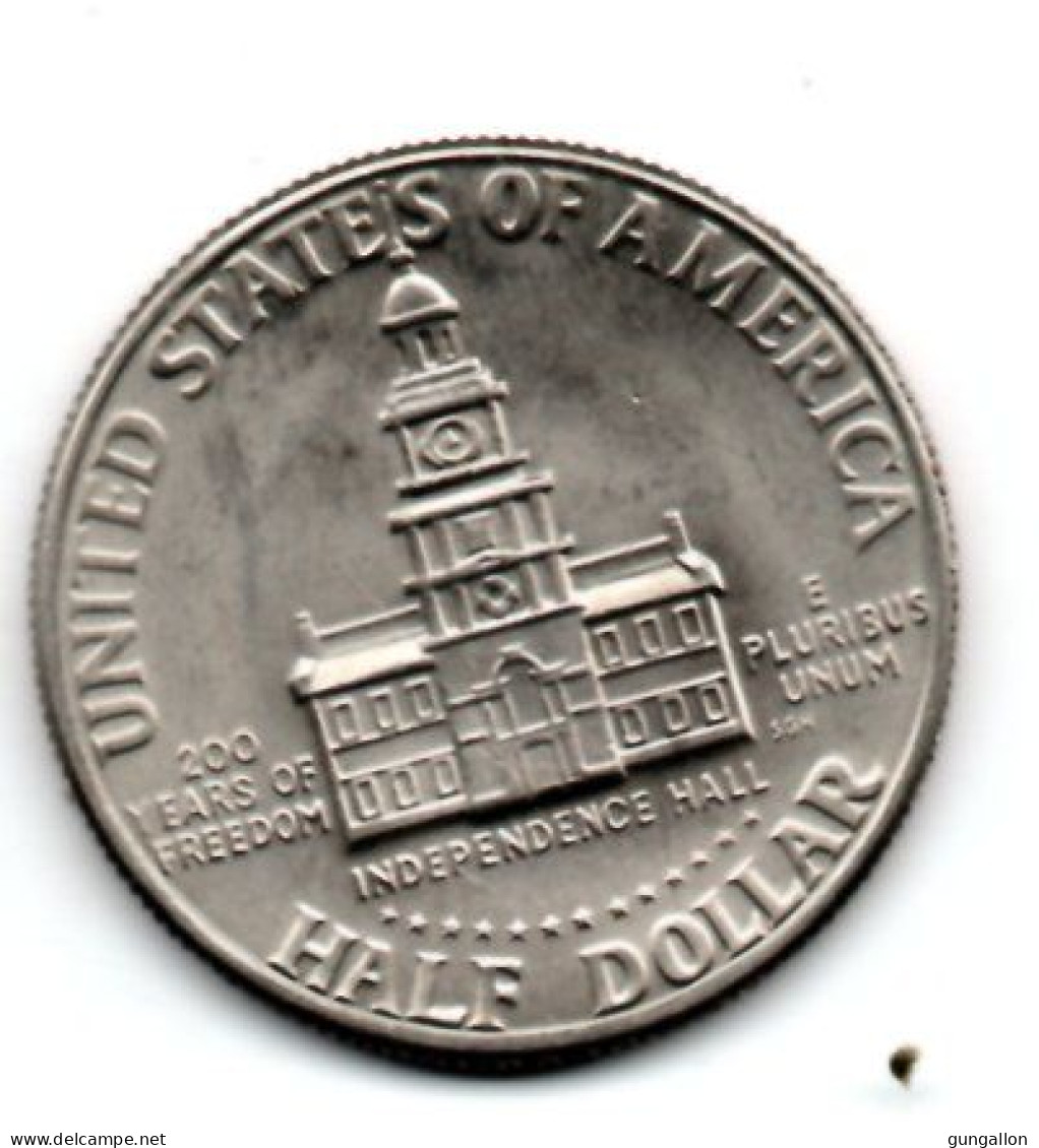 Moneta Mezzo  Dollaro (1976)  USA - 10 Lire