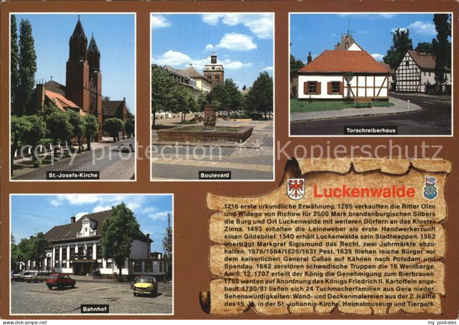 72462134 Luckenwalde Sankt Josefs Kirche Bahnhof Boulevard Torschreiberhaus  Luc - Luckenwalde