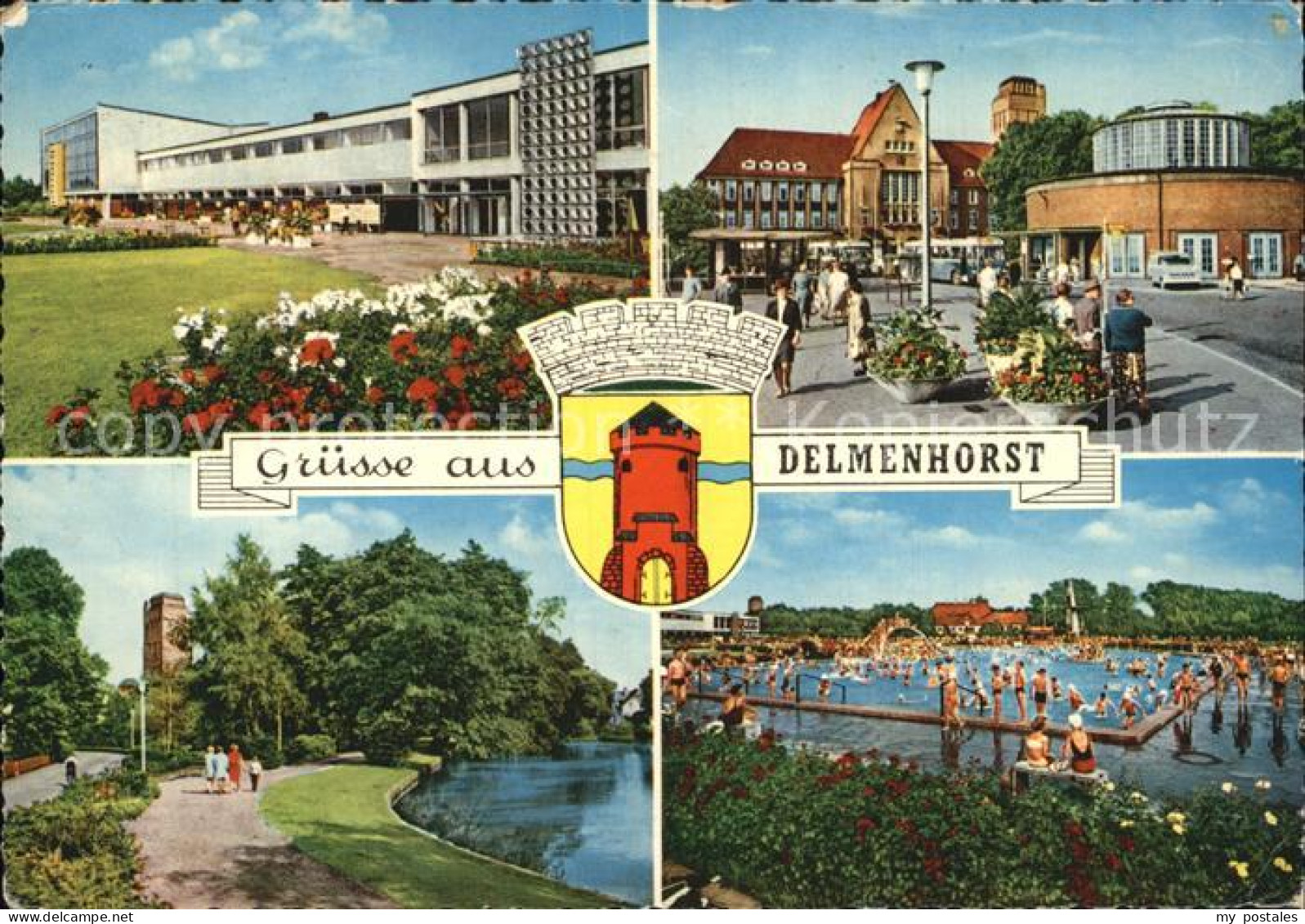 72462121 Delmenhorst Schwimmbad Marktplatz Ortsansichten Delmenhorst - Delmenhorst