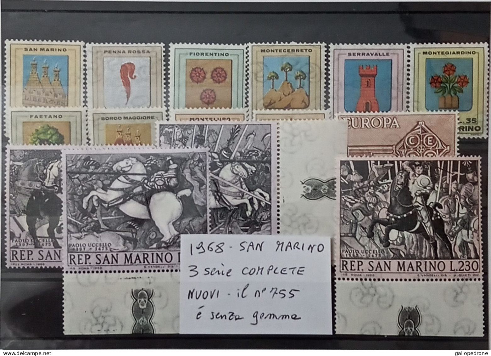 1967 San Marino, ANNATA COMPLETA+2 Pacchi+1968 3 Serie Complete Di 15 Val. NUOVI, Alcuni Senza Gomma - Ungebraucht