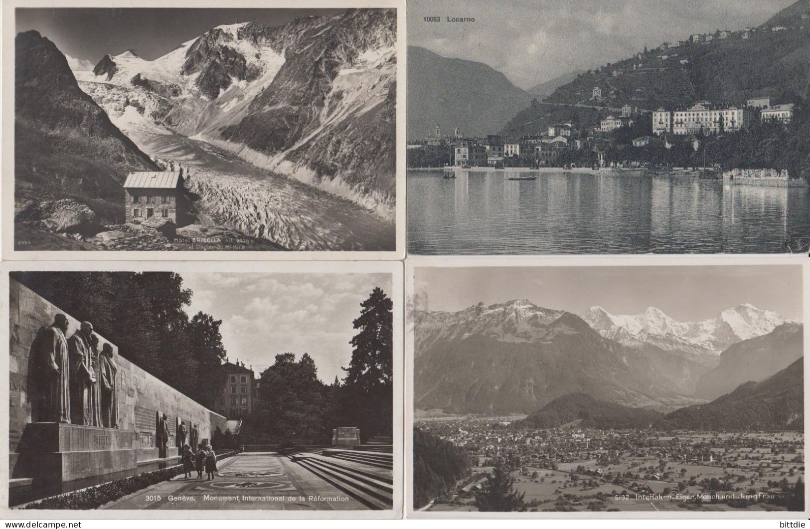 Schweiz , AK-Lot Von 1905-1933   (9007) - Colecciones Y Lotes