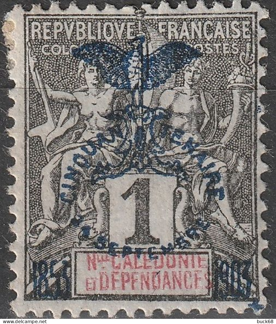 NOUVELLE-CALEDONIE Poste  67 * MH Type Paix Et Commerce Cinquantenaire 1903 [ColCla] - Nuevos