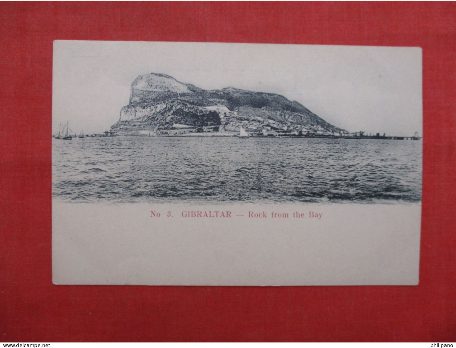 Rock From The Bay.     Gibraltar      Ref 6348 - Gibraltar