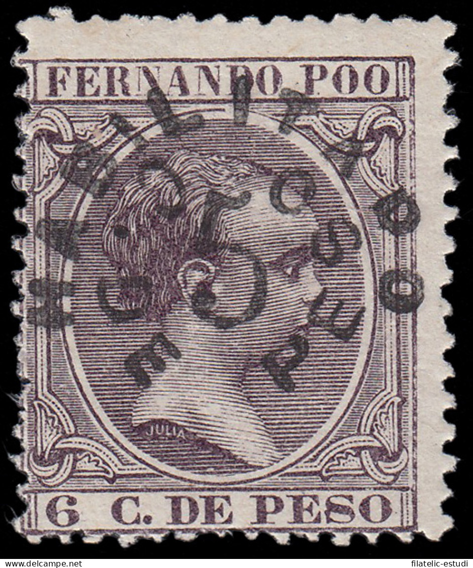 Fernando Poo 33 1896/00 Alfonso XIII MH - Fernando Poo