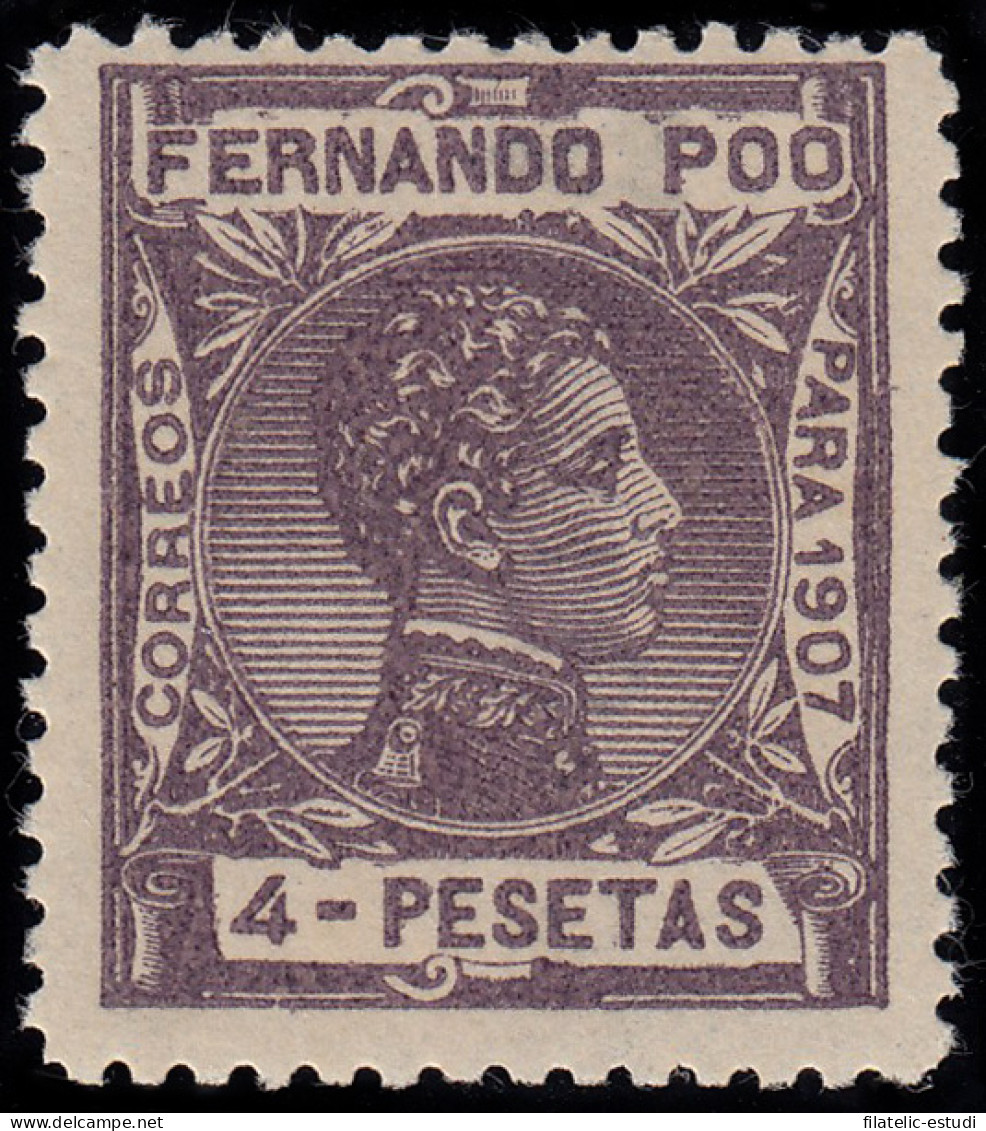 Fernando Poo 165 1907  Alfonso XIII MNH - Fernando Po