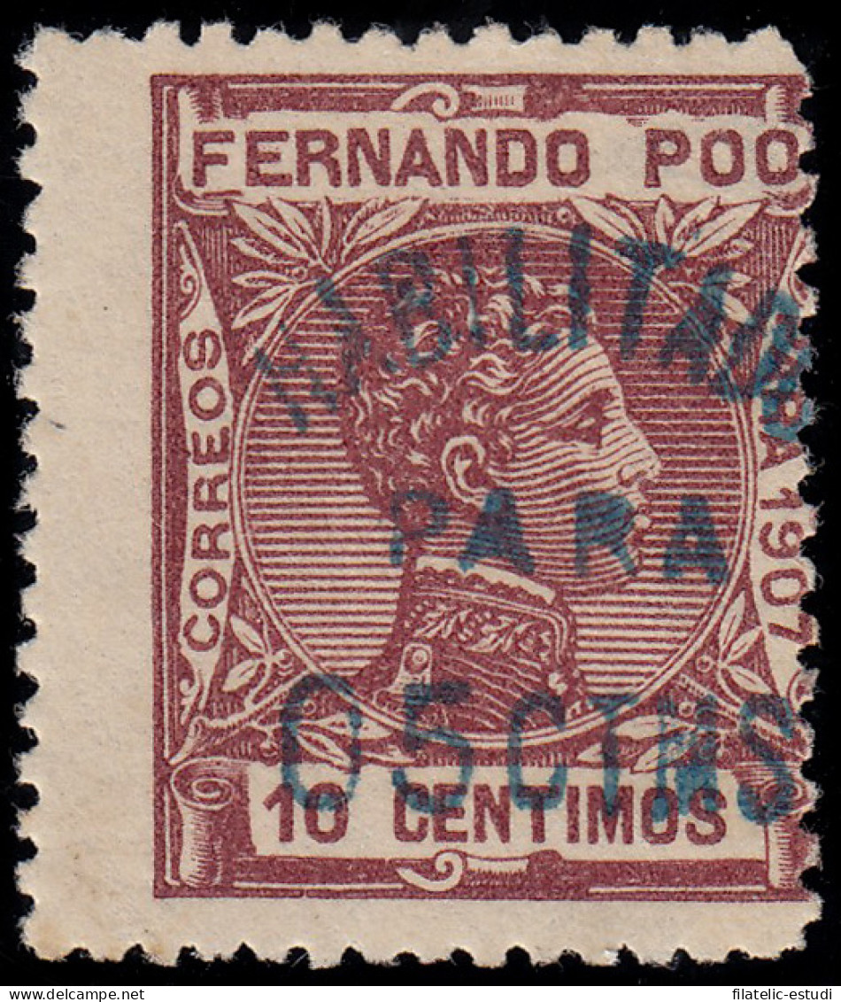 Fernando Poo 167C 1907  Alfonso XIII MH - Fernando Poo