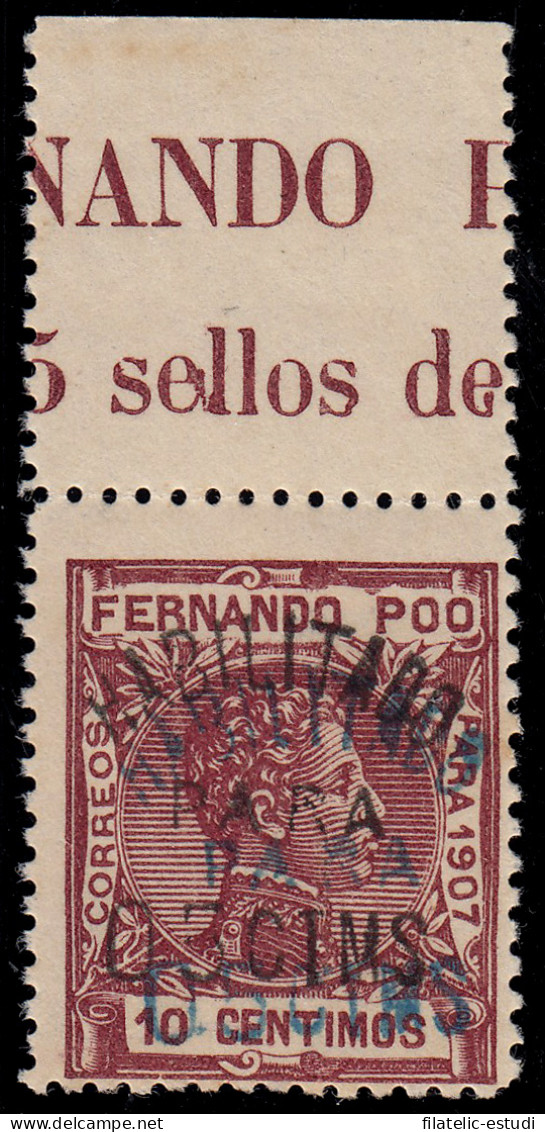 Fernando Poo 167Chha 1907  Alfonso XIII MNH - Fernando Poo