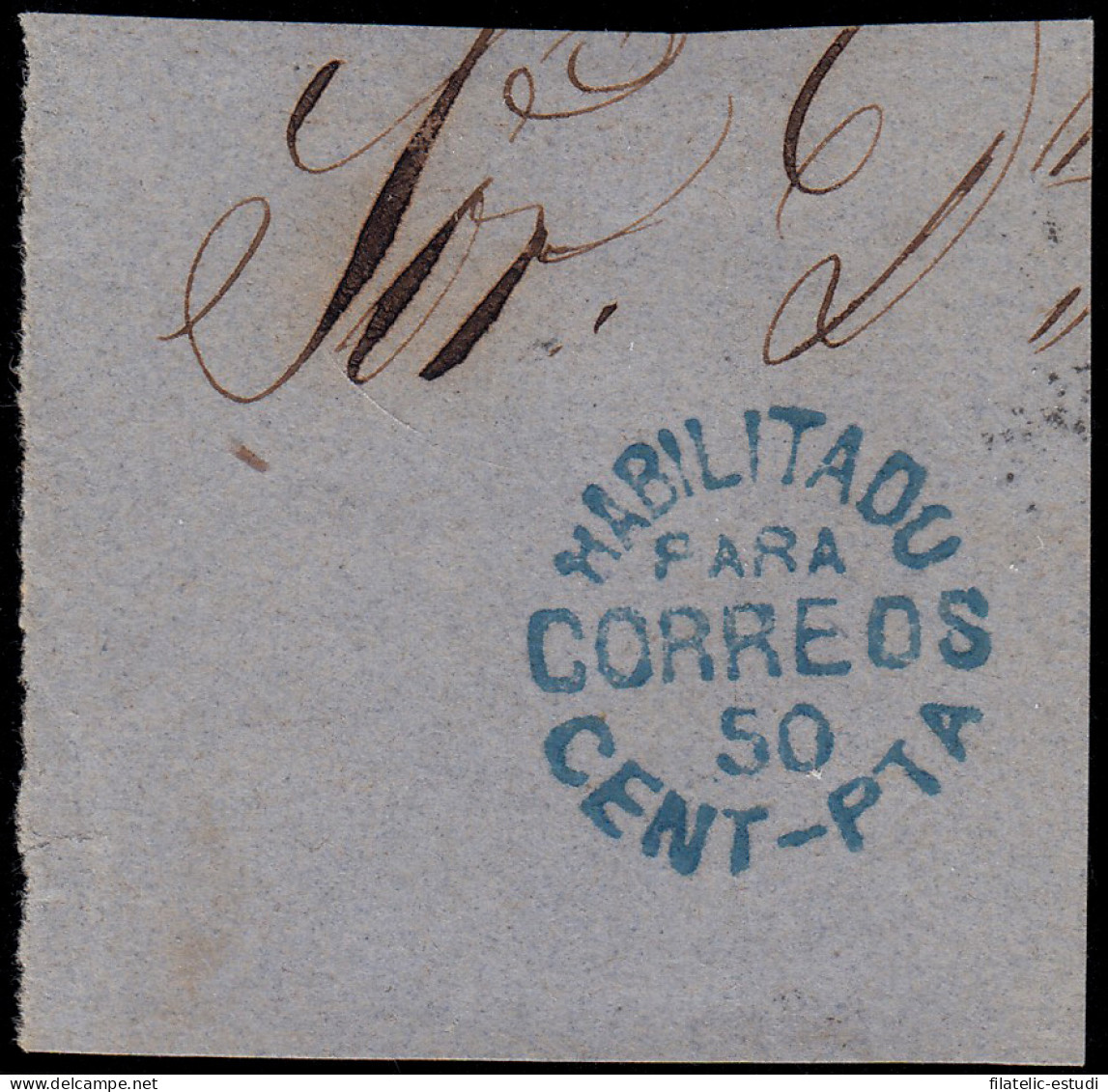 Fernando Poo Marca Habilitado Para Correos 1894/1900 - Fernando Po