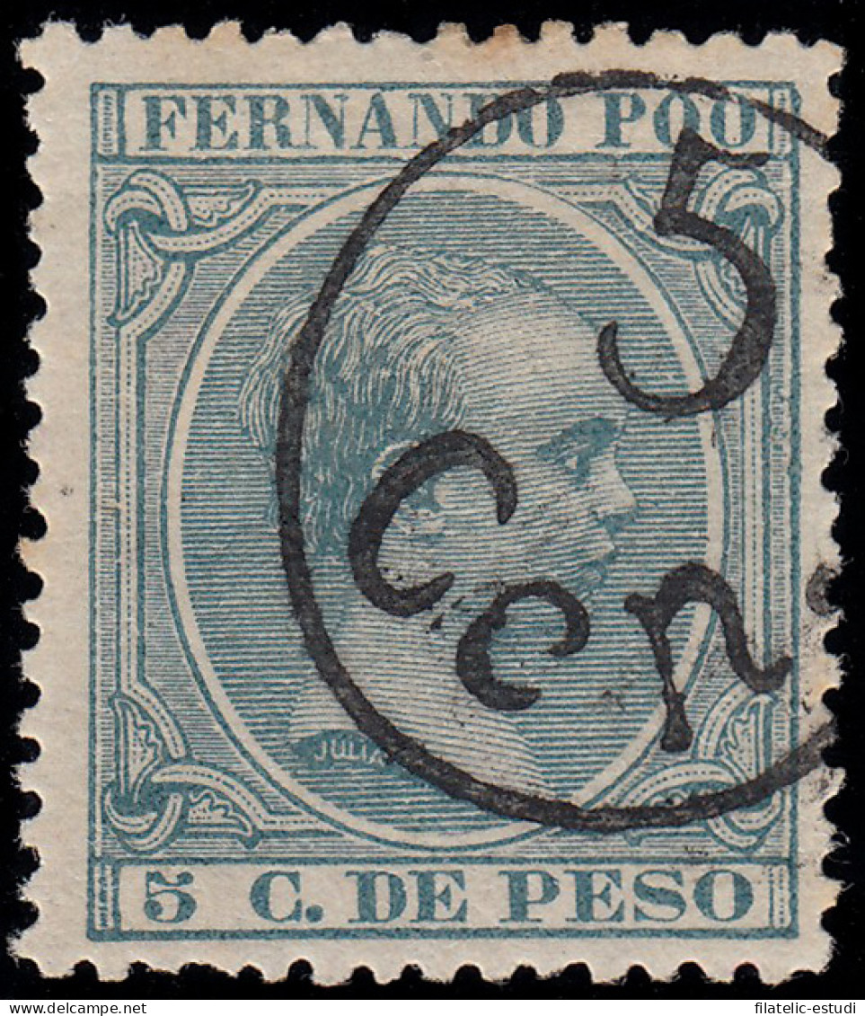 Fernando Poo 40B 1896/00 Alfonso XIII MH - Fernando Poo